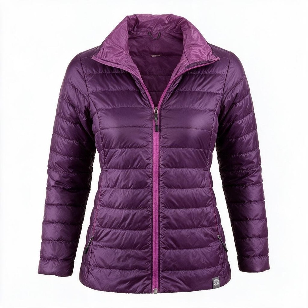 REI Co-op 650 Down Puffer Jacket Women M Purple Packable Hiking Lightweight 3059